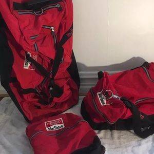 Vintage Marlboro Travel Bag Set of 3